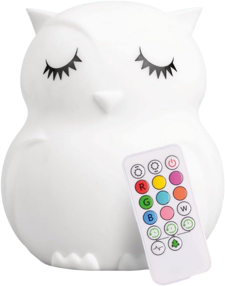 Lumipets Clive The Cat Squishy Silicone Night Light for Kids