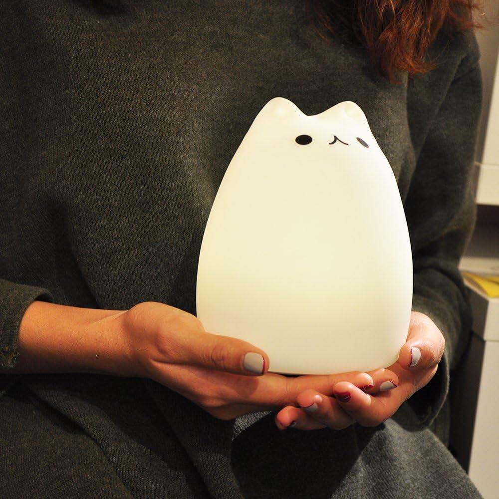 WoneNice Cute Kitty Night Light