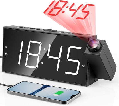 Digital Projection Alarm Clocks for Bedrooms