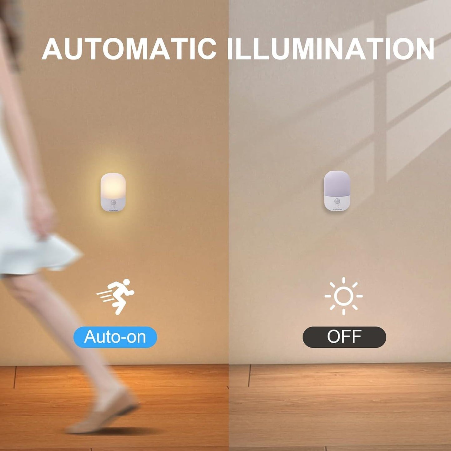 Motion Sensor Night Light, LED Dimmable