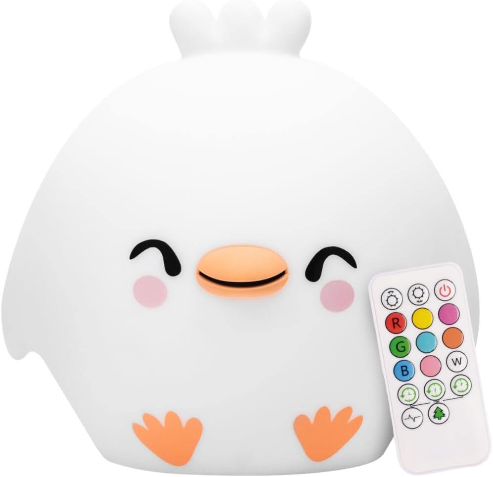 Lumipets Clive The Cat Squishy Silicone Night Light for Kids