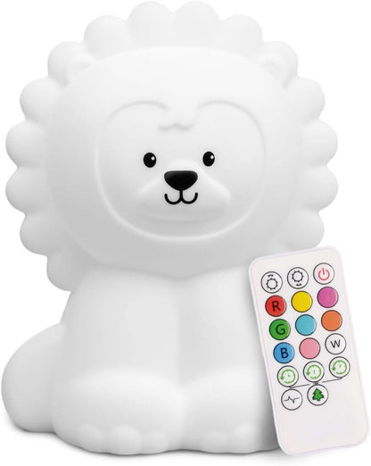 Lumipets Clive The Cat Squishy Silicone Night Light for Kids