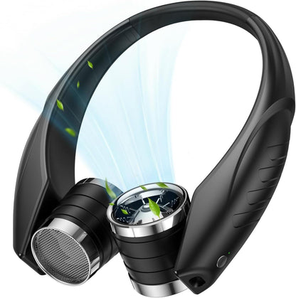 Personal Neck Fan with Dual High Speed Turbo Vents