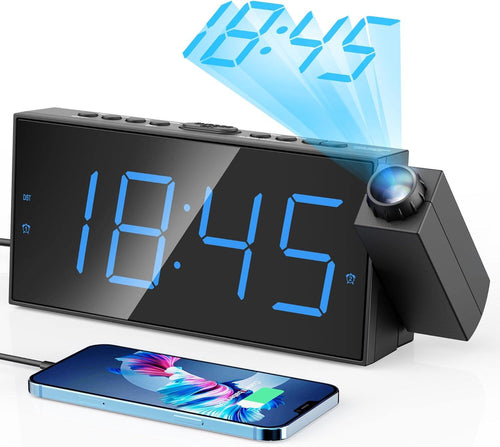 Digital Projection Alarm Clocks for Bedrooms