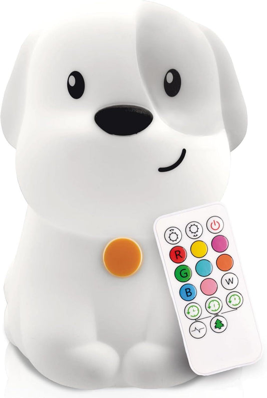Lumipets Clive The Cat Squishy Silicone Night Light for Kids