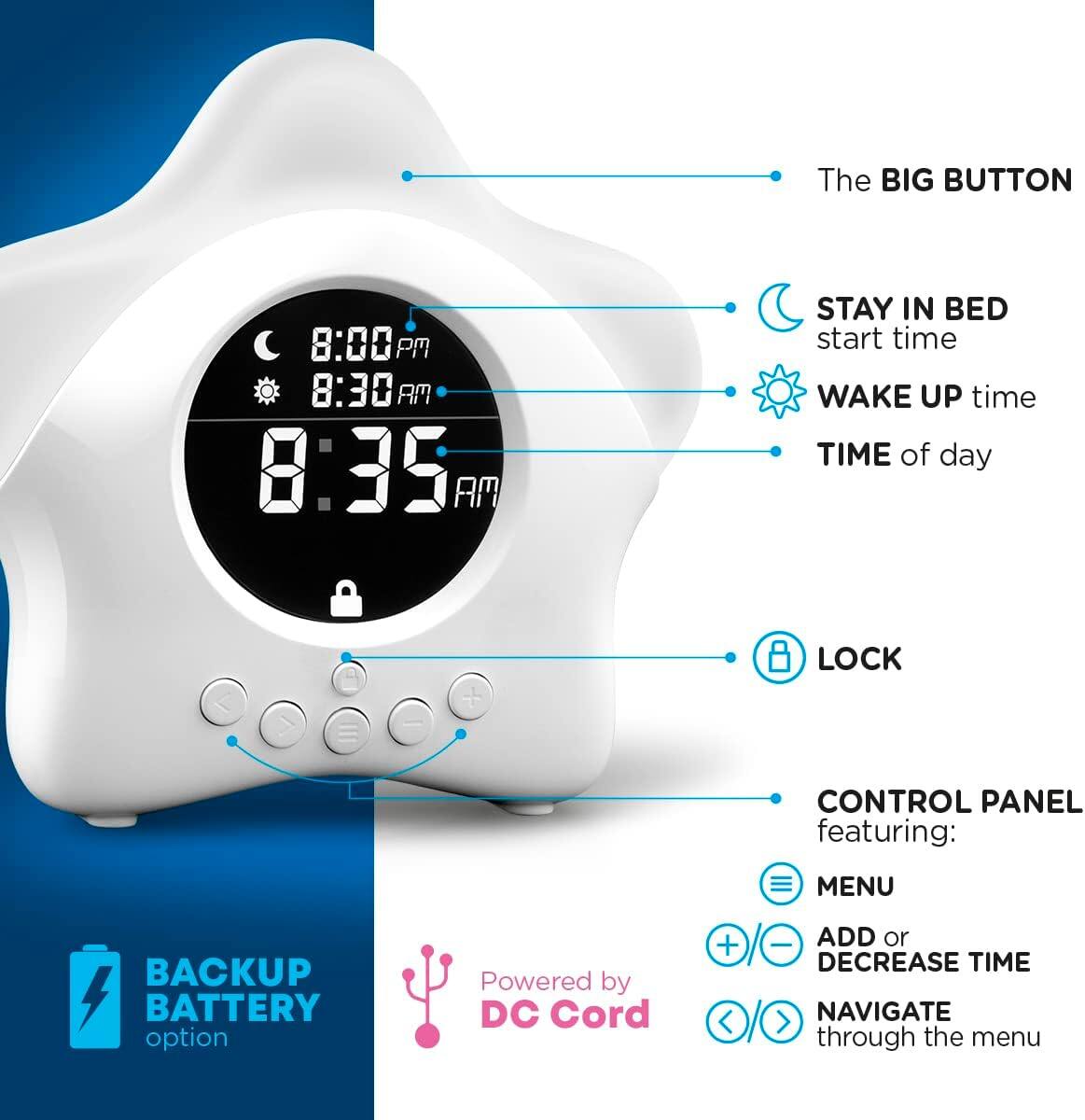 Stay-in-Bed Clock for Kids