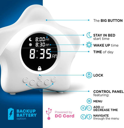 Stay-in-Bed Clock for Kids