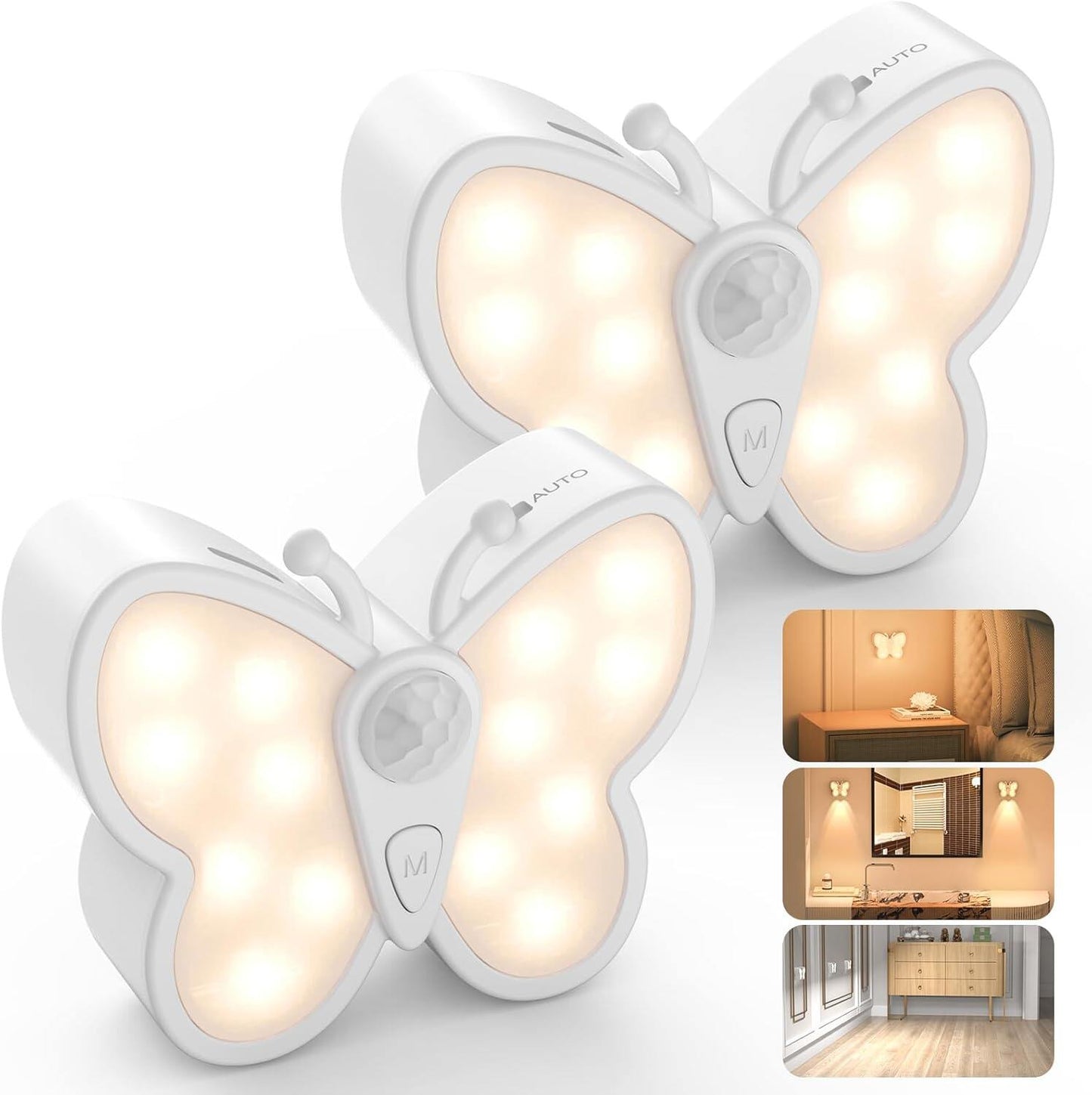 LIGHT Bright Dimmable Butterfly LED Night Light