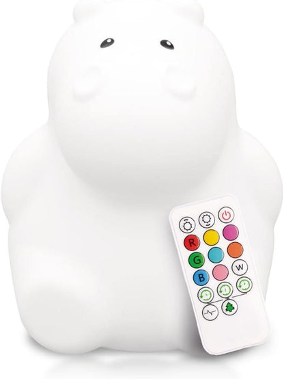 Lumipets Clive The Cat Squishy Silicone Night Light for Kids