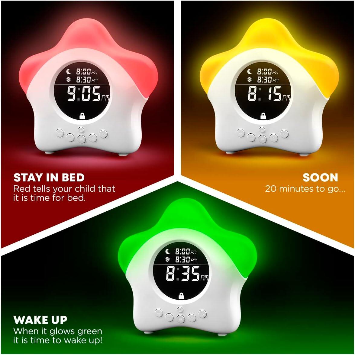 Stay-in-Bed Clock for Kids