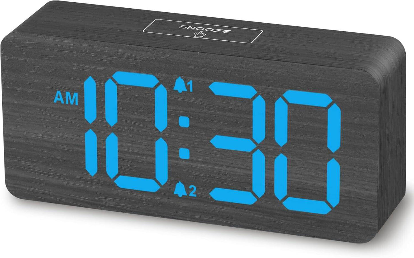 Wooden Digital Alarm Clocks for Bedrooms