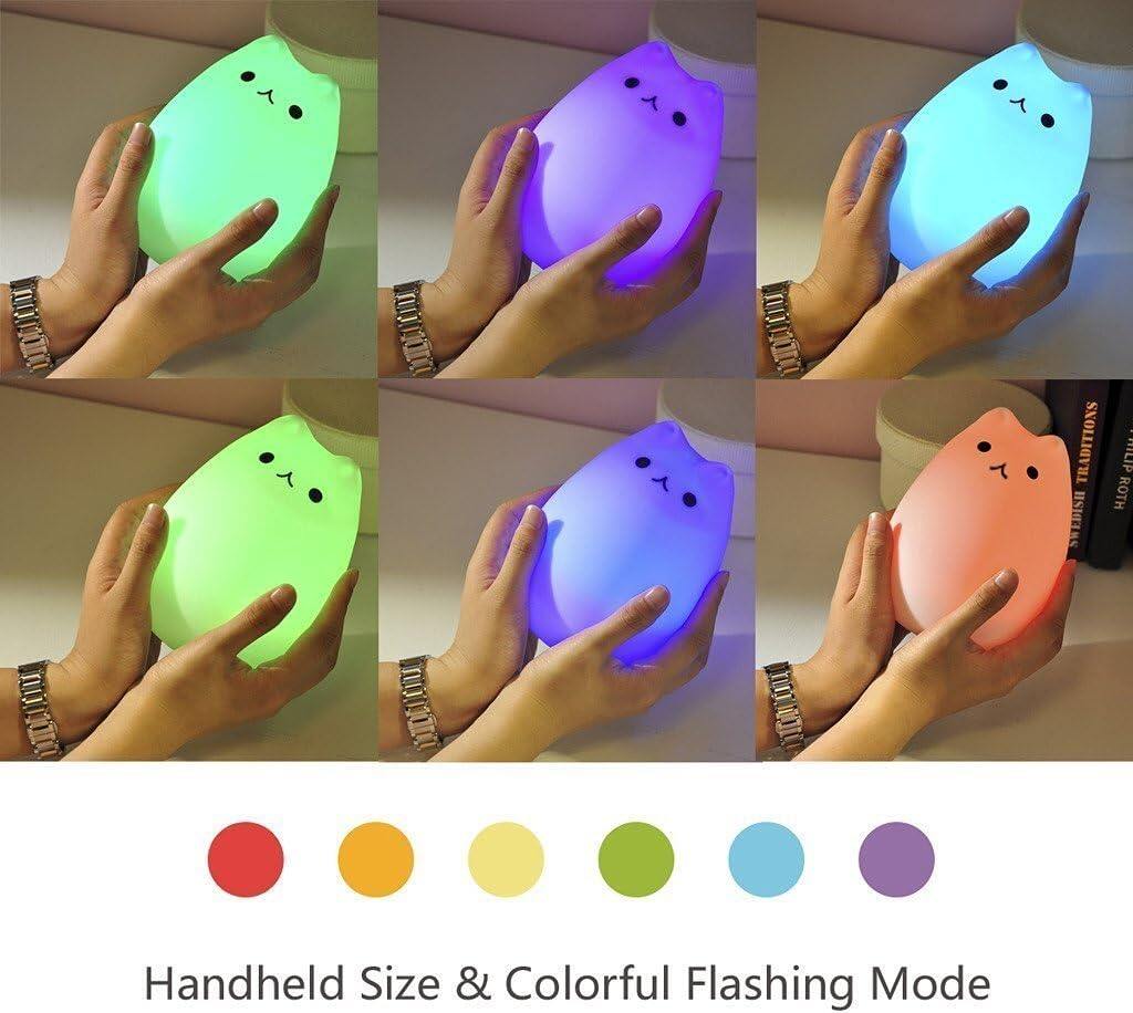 WoneNice Cute Kitty Night Light