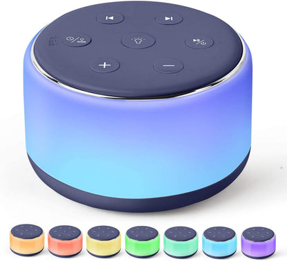 White Noise Sound Machine Baby for Sleeping with Night Light