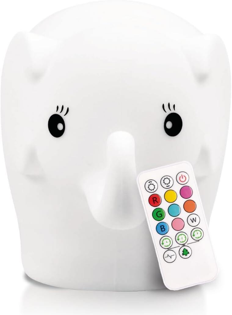 Lumipets Clive The Cat Squishy Silicone Night Light for Kids