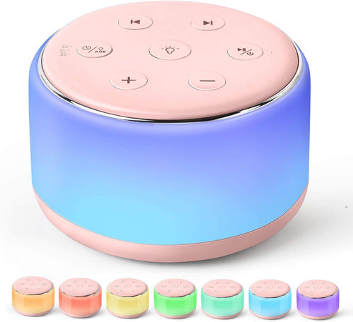 White Noise Sound Machine Baby for Sleeping with Night Light